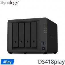 DS418play NAS (4Bay/Intel/2GB) 網路儲存(不含硬碟) 