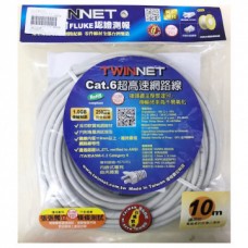 TWINNET Cat.6 10米 高速網路線